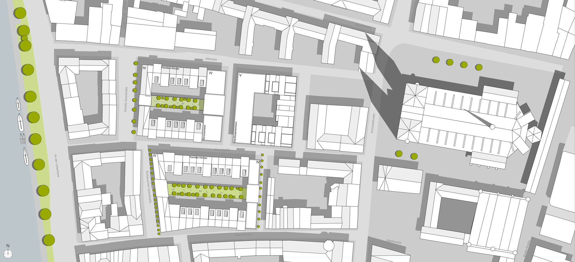 Lageplan Gründungsviertel