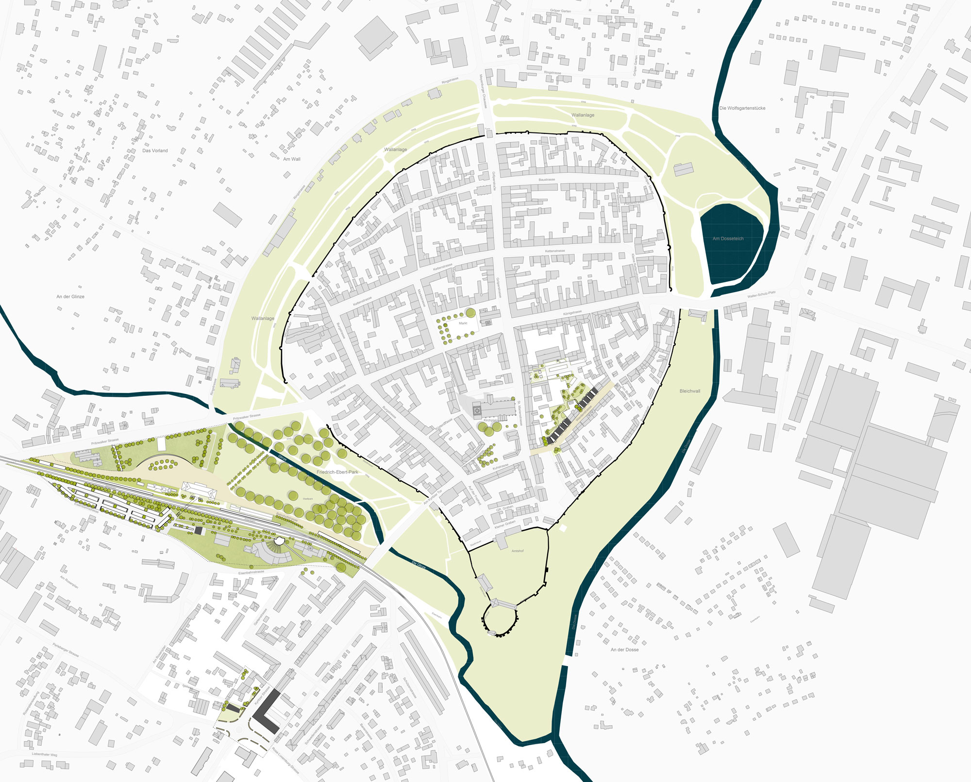Lageplan Wittstock