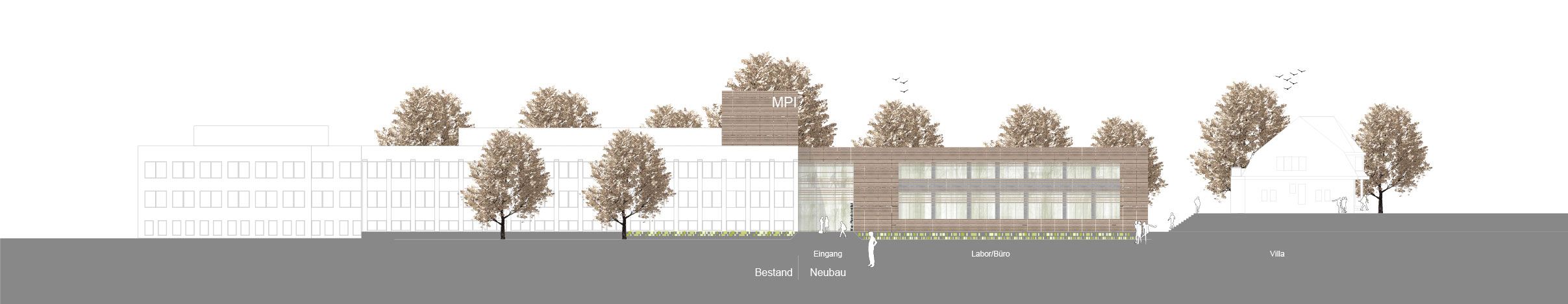 Ansicht West MPI